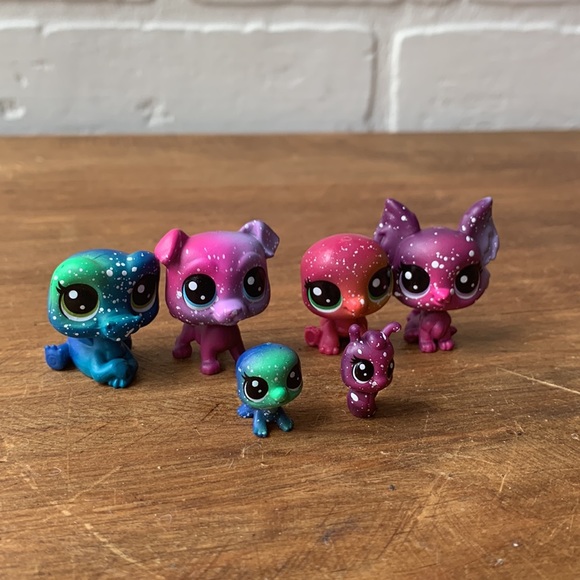 Littlest Pet Shop LPS small galaxy cosmo animals LOT (6 pcs.) - Picture 5 of 6